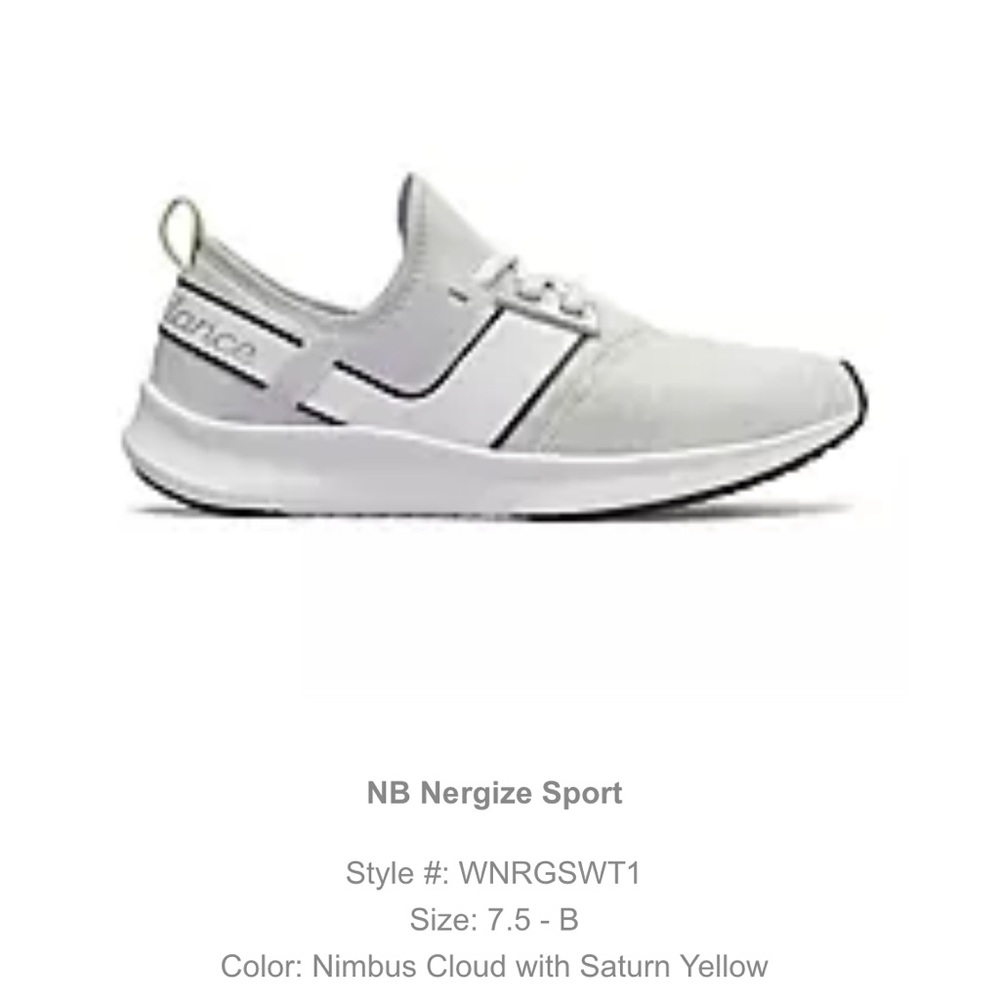 New Balance Tennis shoes.